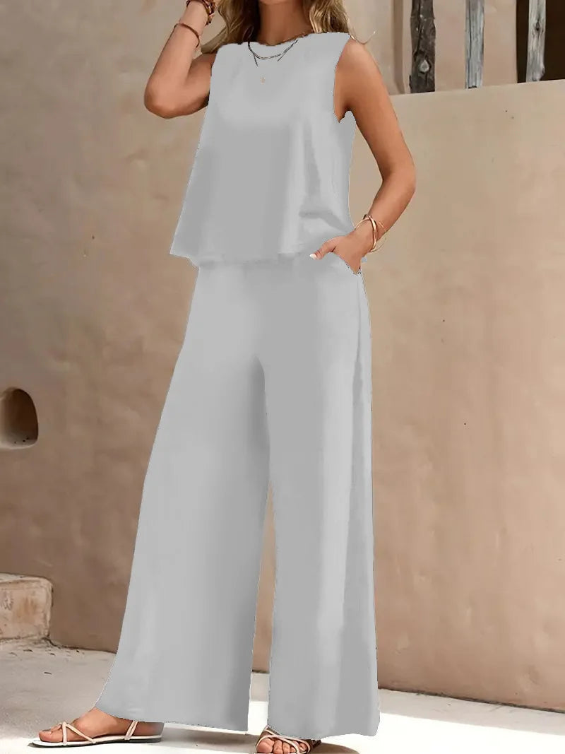 Danielle™ | Sleeveless Two-Piece Set