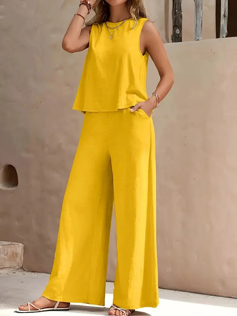 Danielle™ | Sleeveless Two-Piece Set