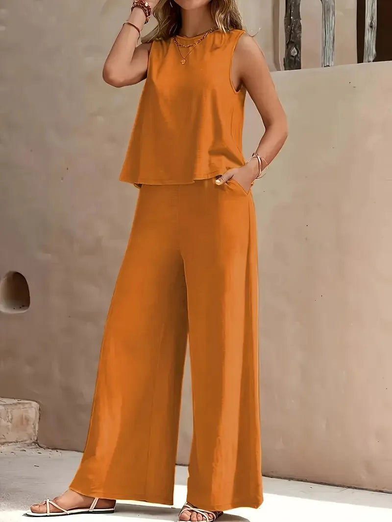 Danielle™ | Sleeveless Two-Piece Set