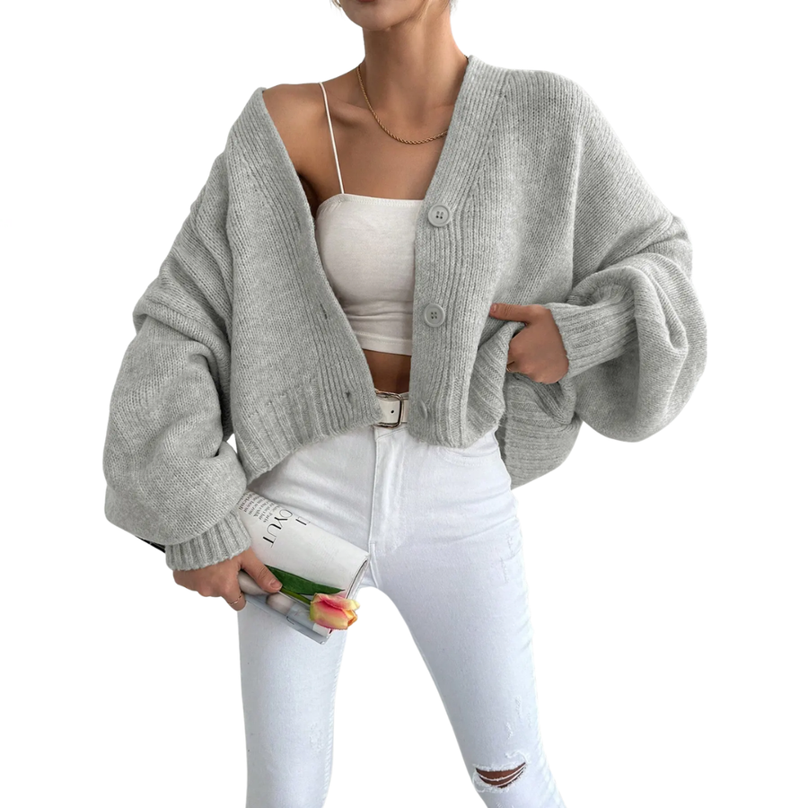 WREN™ | – Relaxed Long Sleeve Knit Cardigan
