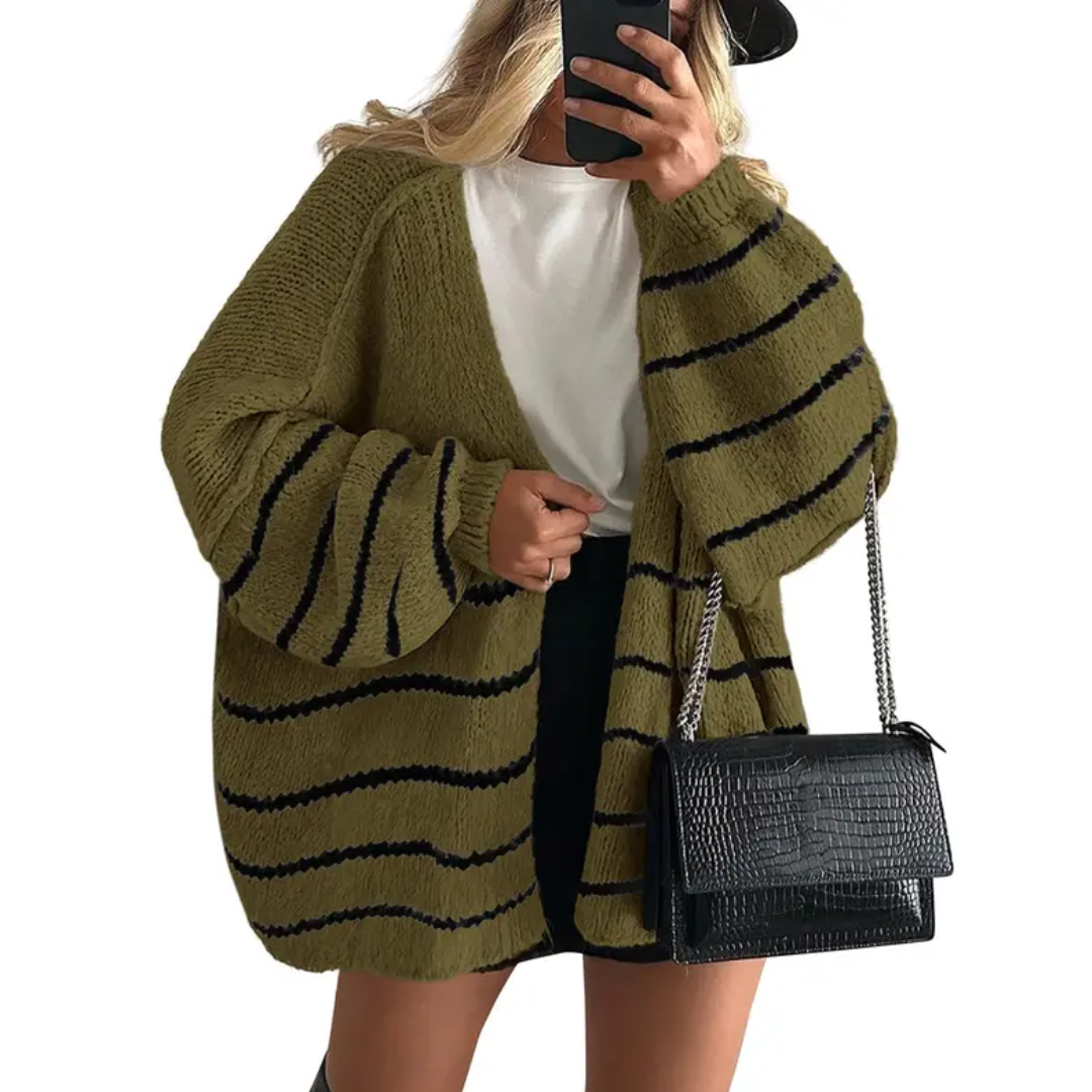 WRENLEY™ | – Cozy Oversized Open Front Cardigan Sweater