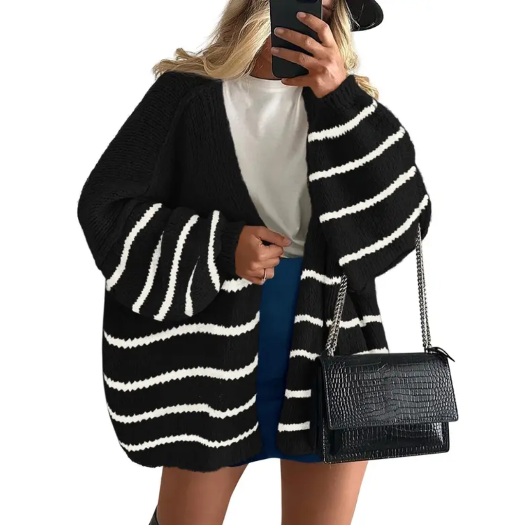 WRENLEY™ | – Cozy Oversized Open Front Cardigan Sweater