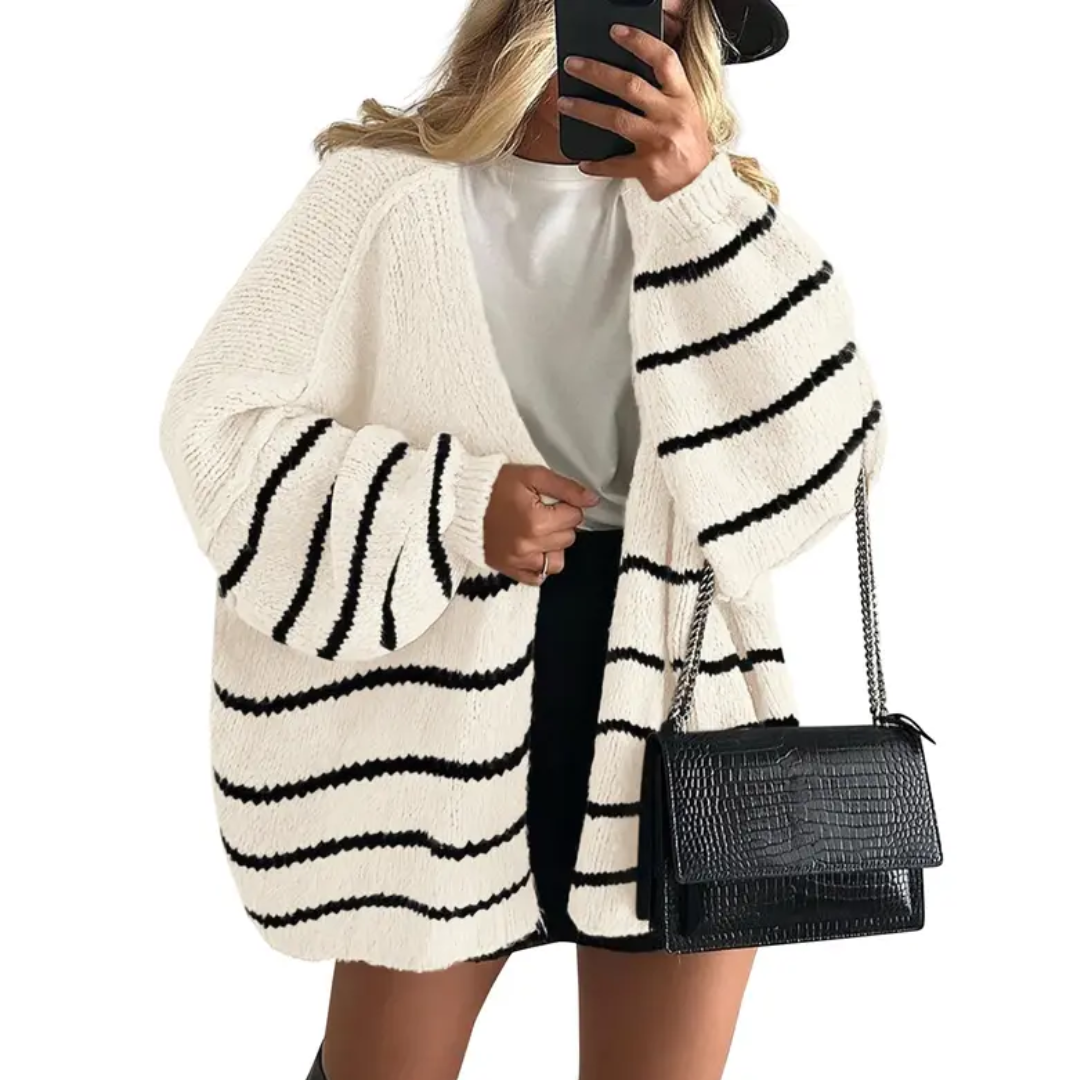 WRENLEY™ | – Cozy Oversized Open Front Cardigan Sweater