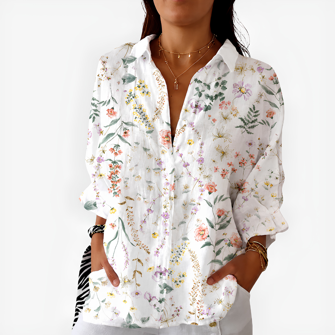 Delicate Wildflower Botanical Blouse™