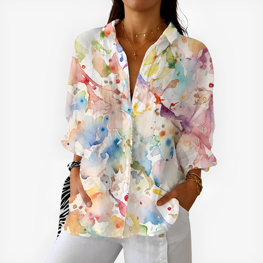 Pastel Watercolor Art Blouse™