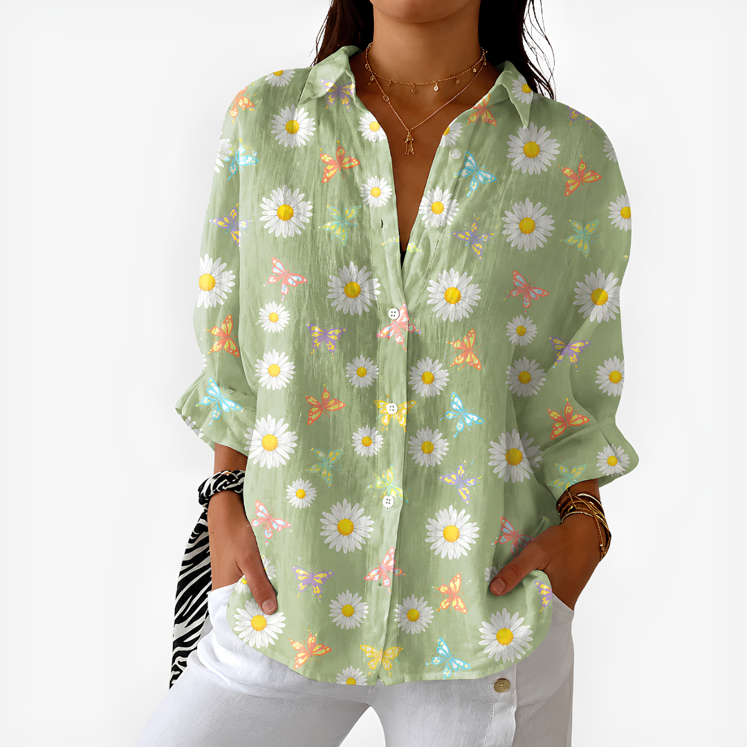 Sage Daisy Meadow Blouse™