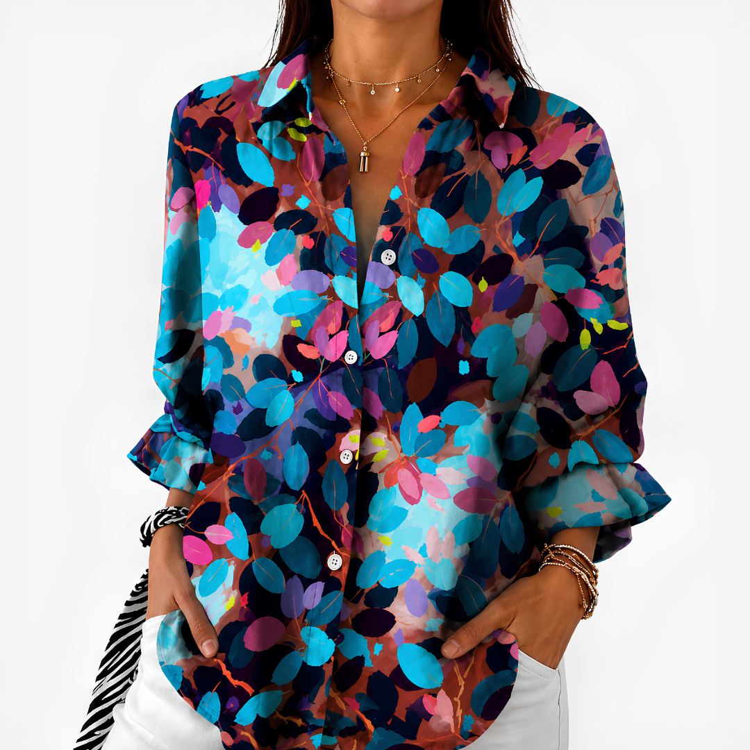 Jewel Leaf Botanical Blouse™