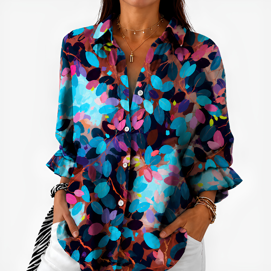 Jewel Leaf Botanical Blouse™