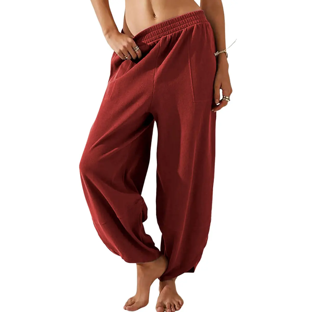 BRINLEY™ | – Relaxed Wide-Leg Harem Pants