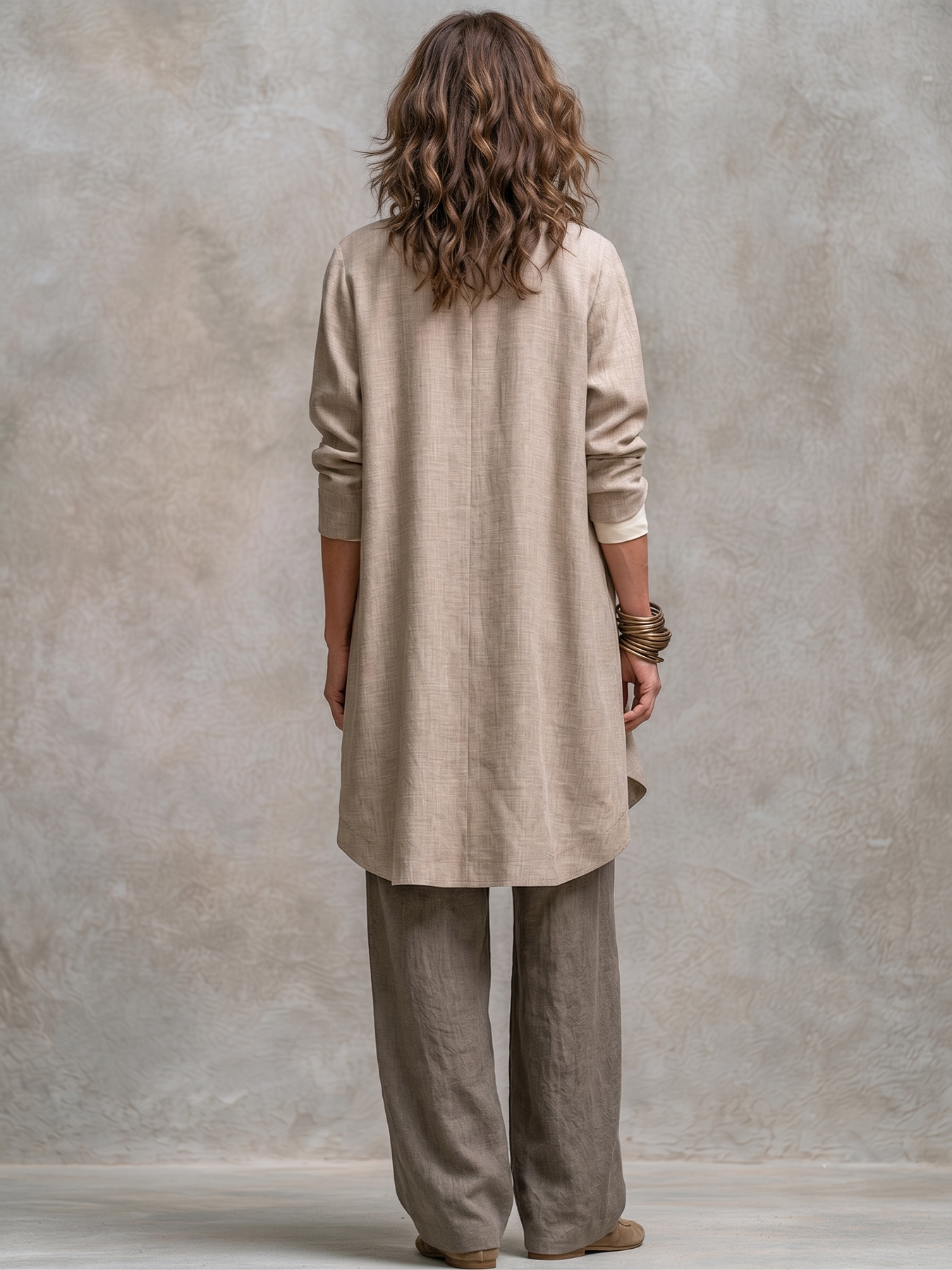 Edwina™ | Three-Piece Wide-Leg Suit Set