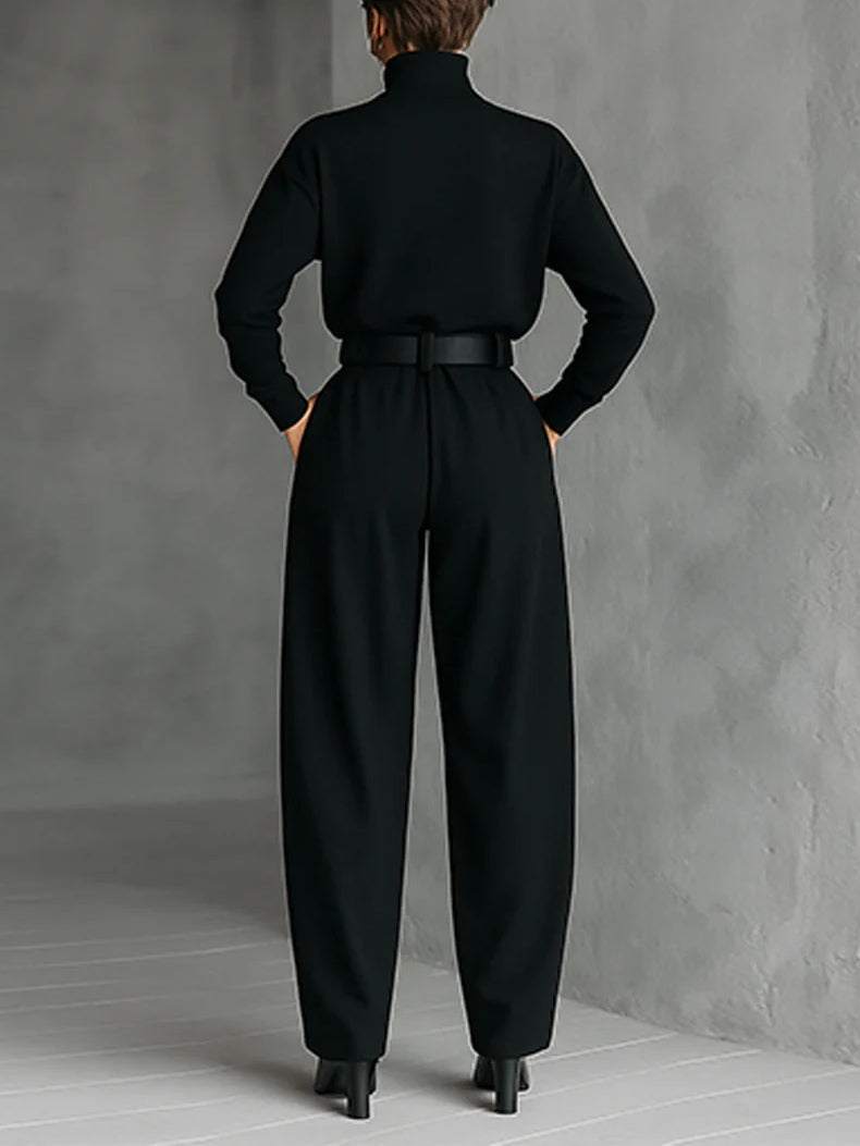Jessica™ | Elegant Top & Straight-Leg Pants Set