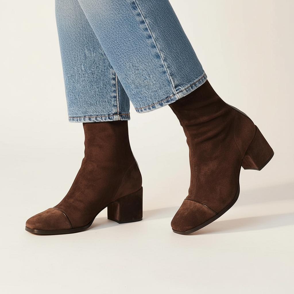 Lilia™ | Elegant Suede Ankle Boots