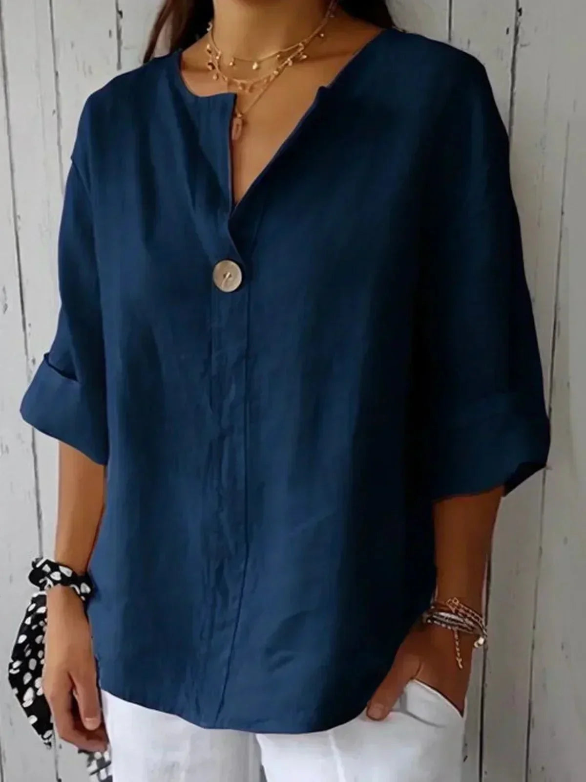 Amara™ | Relaxed V-Neck Top