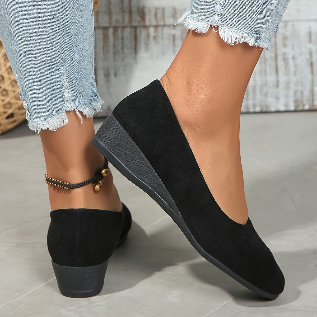 Sarah™ | Wedge Ballerina Flats