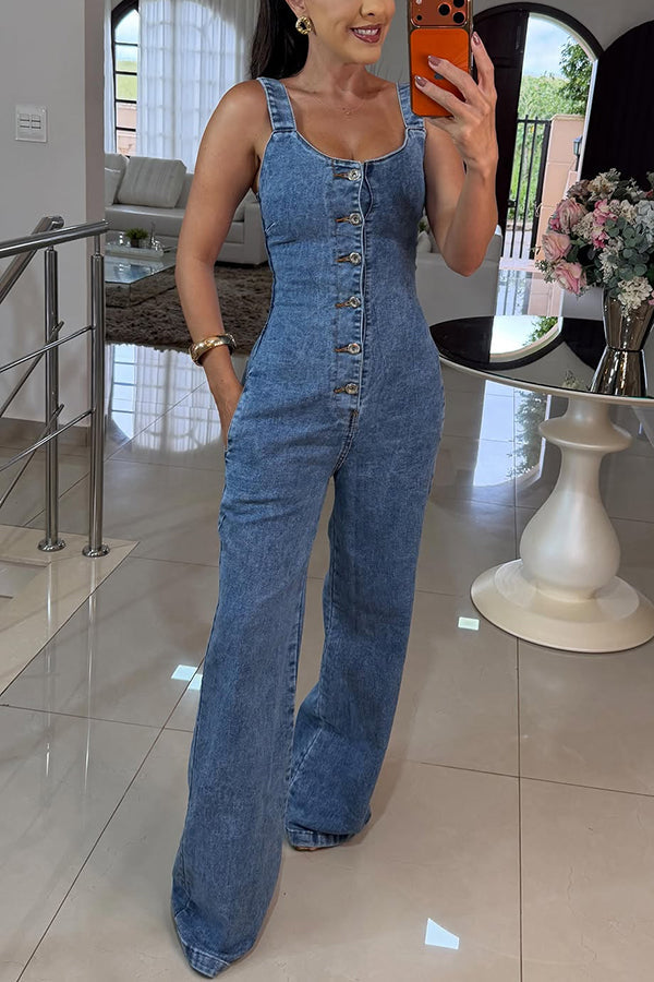 Cassandra™ | Denim Jumpsuit