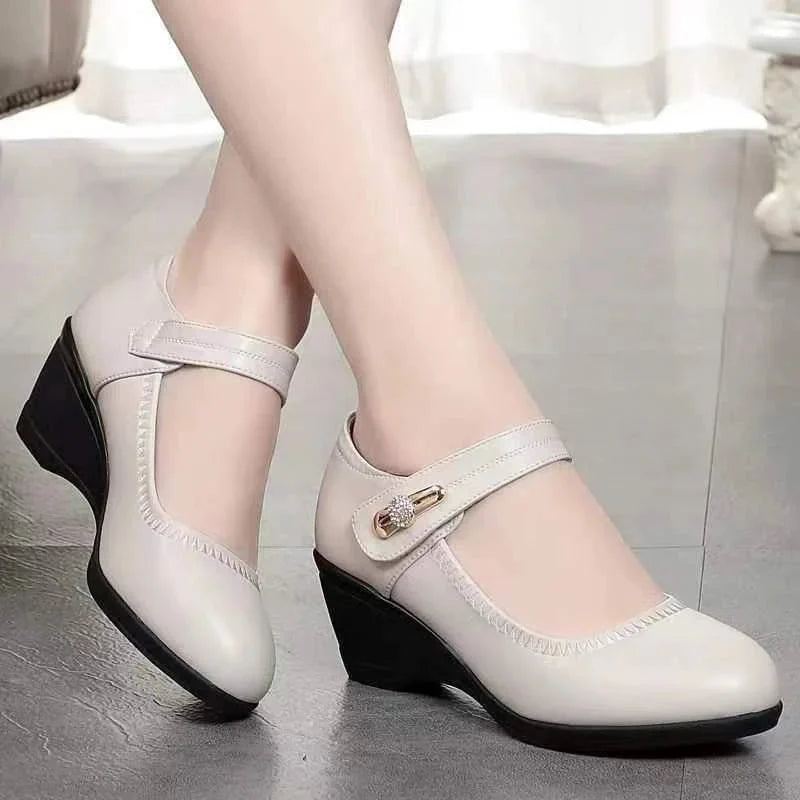 Mirella™ | Elegant Mid-Heel Comfort Shoes