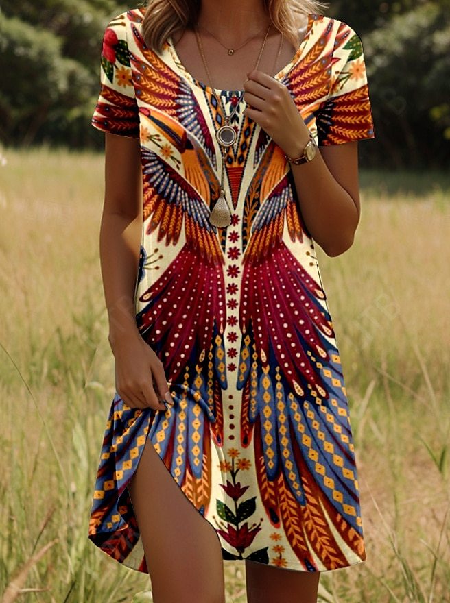 Reese™ | Trendy Ethnic Printed Summer Dress