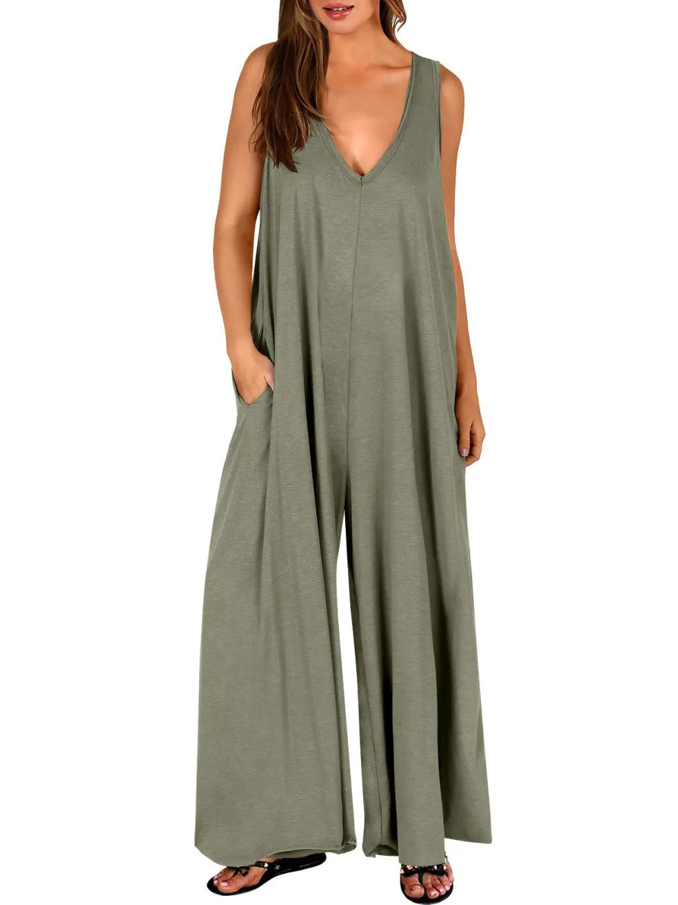 Nella™ | Comfy V-Neck Jumpsuit