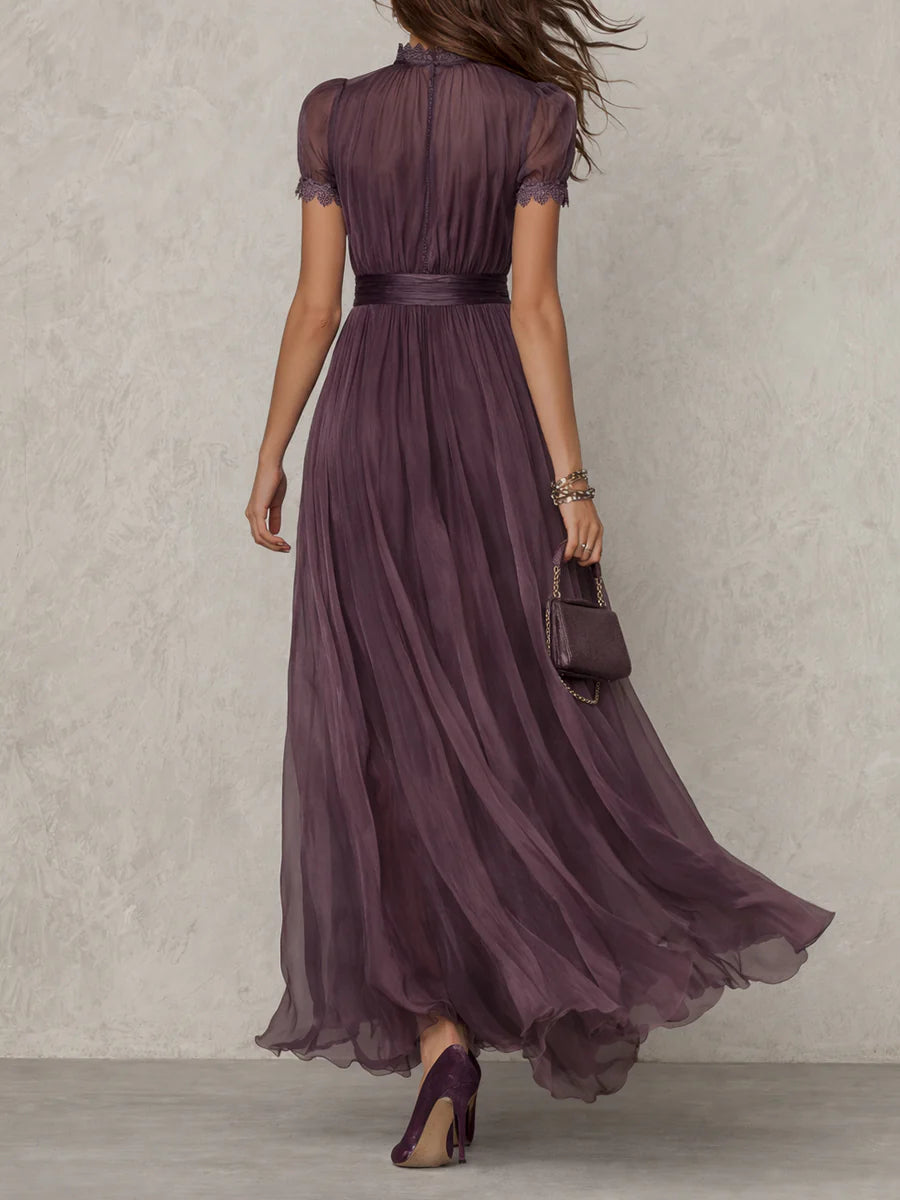 Amélie™ | Chiffon Lace Maxi Dress