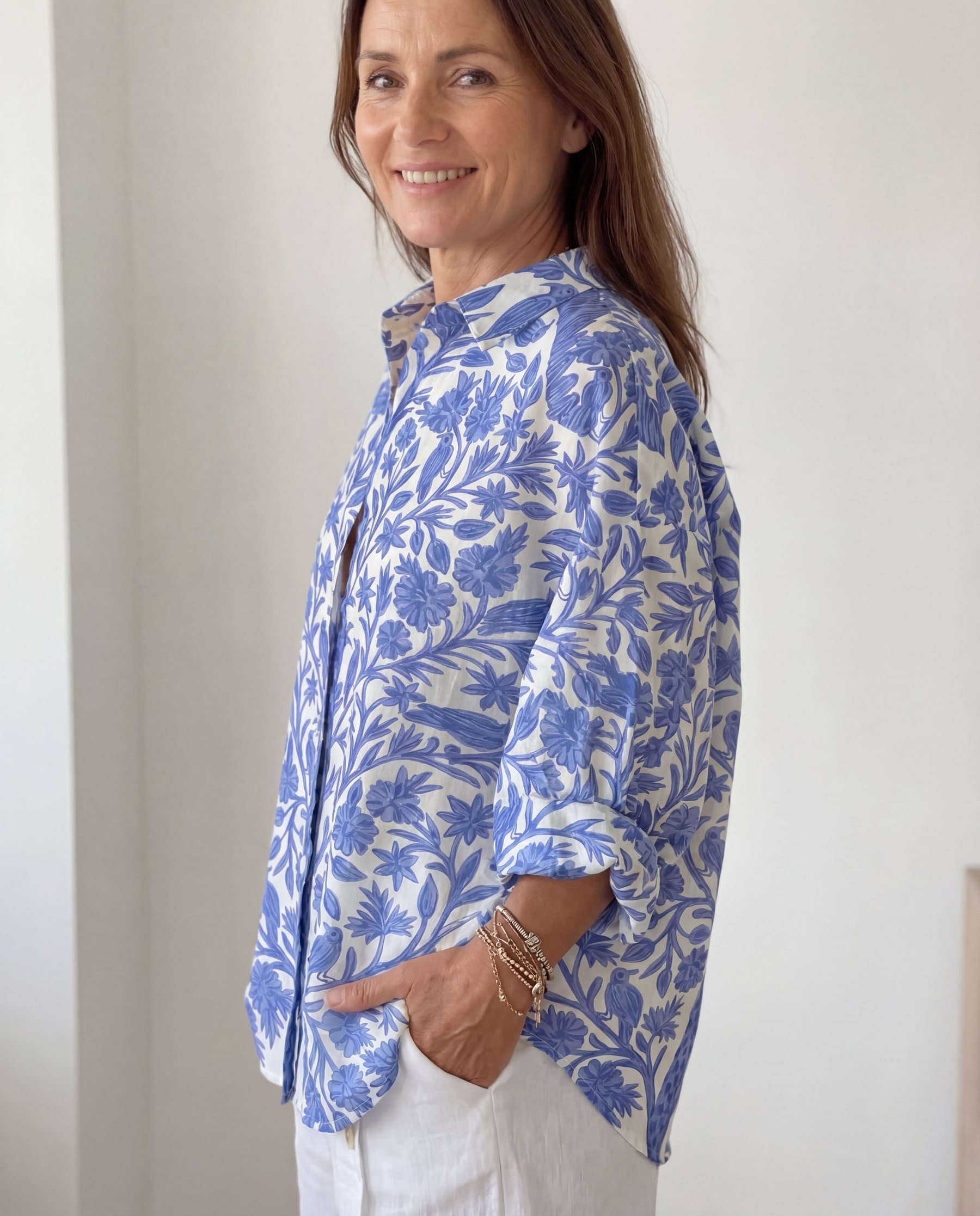 Aurora™ | Blue Garden Blouse