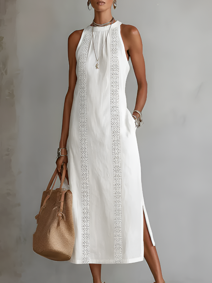 Emberly™ | Relaxed Embroidered Midi Dress