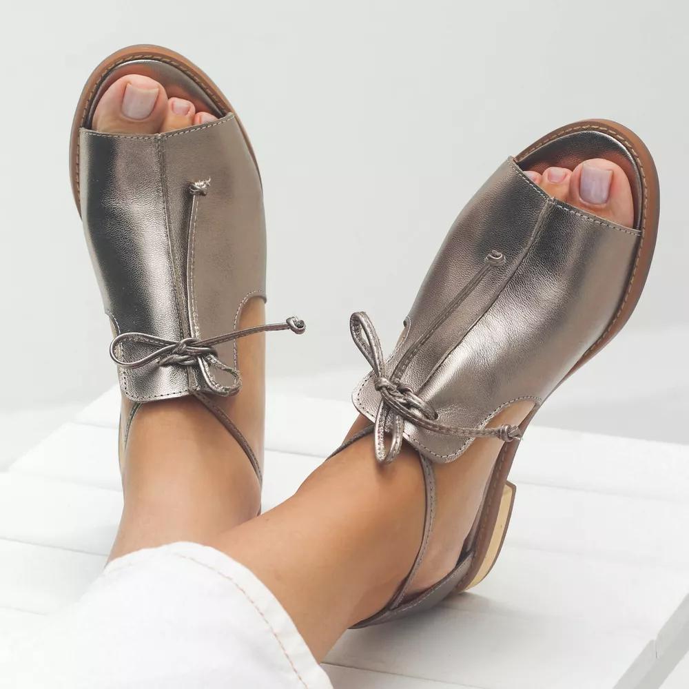 Tara™ | Adjustable Leather Strap Sandals