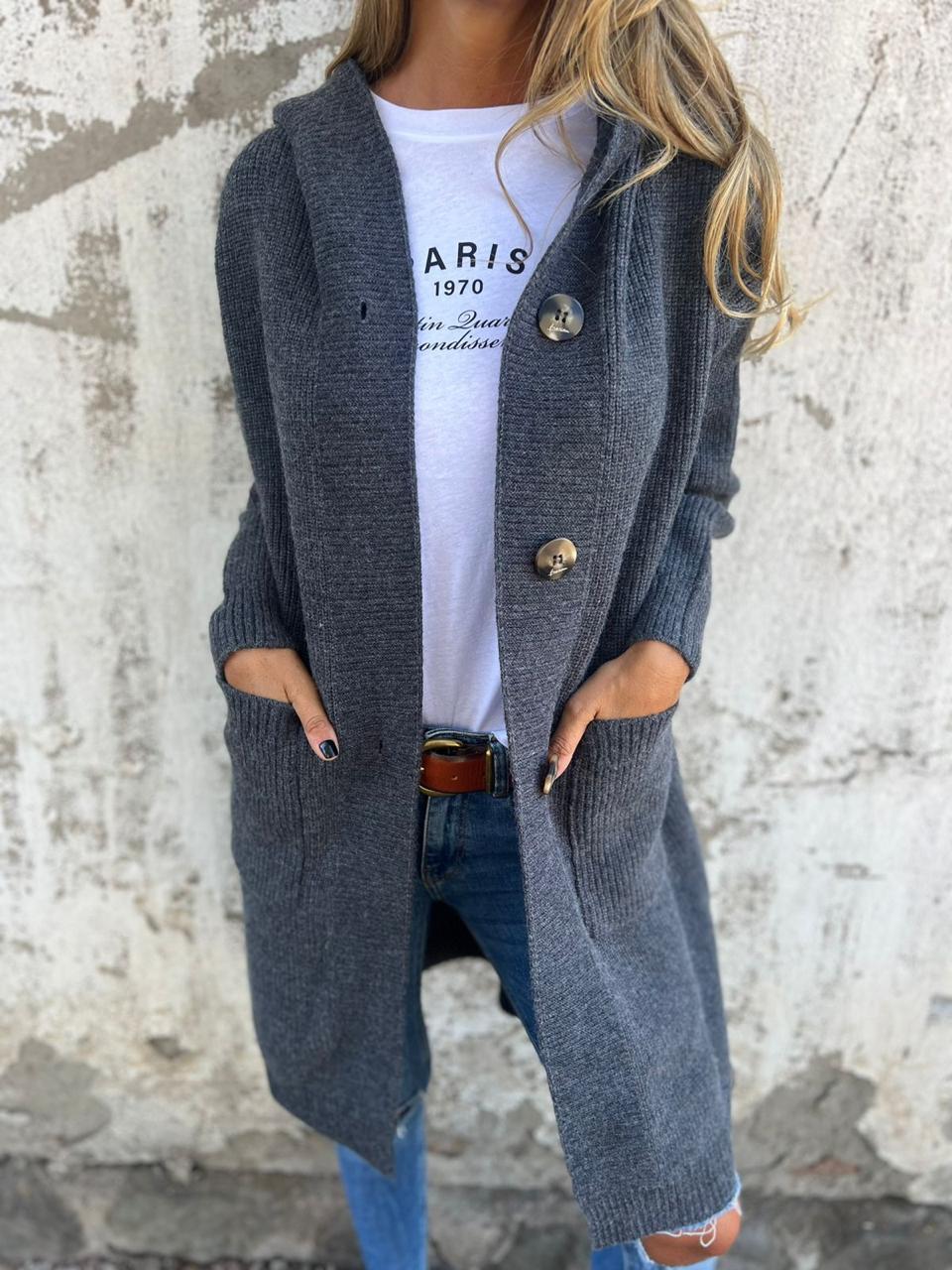VERONICA™ | - Chic Long Knit Cardigan