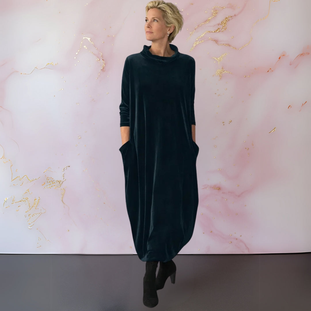 Leona™ | Velvet Maxi Dress