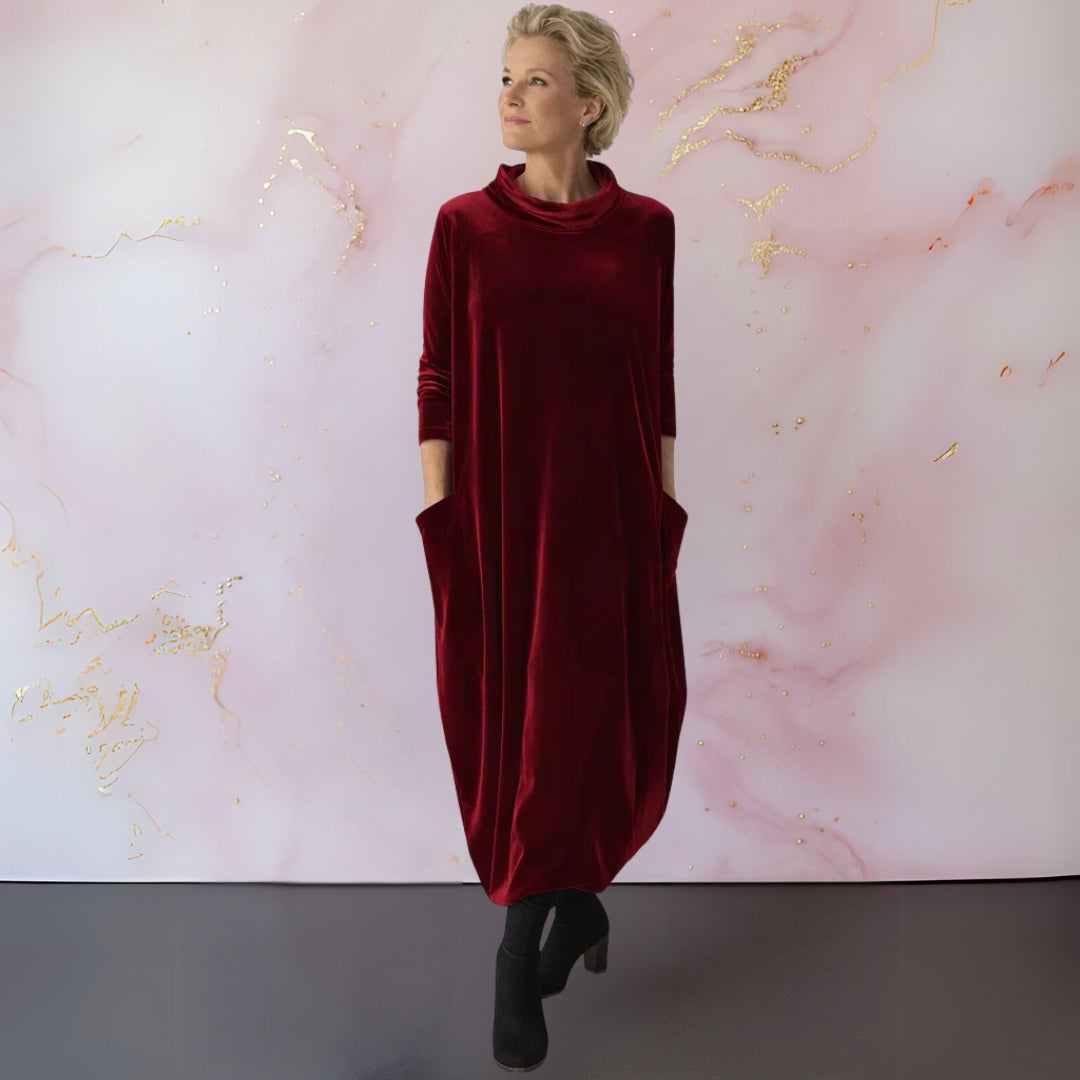 Leona™ | Velvet Maxi Dress