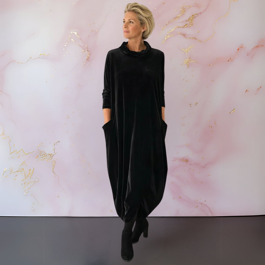 Leona™ | Velvet Maxi Dress