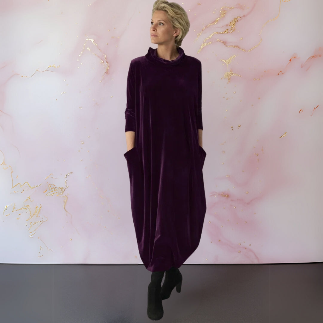 Leona™ | Velvet Maxi Dress