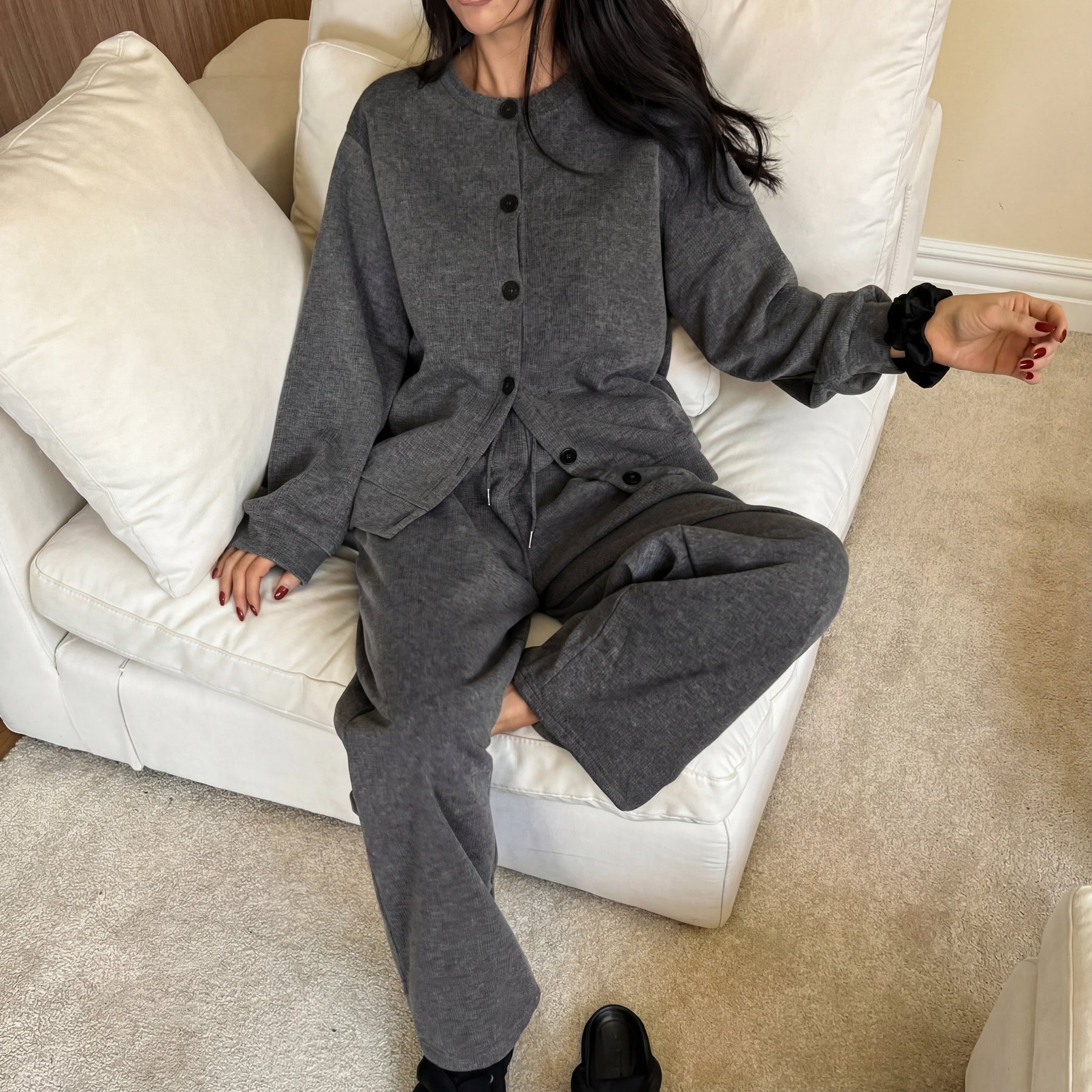 MAISIE™ | - Relaxed Button-Up Two-Piece Set