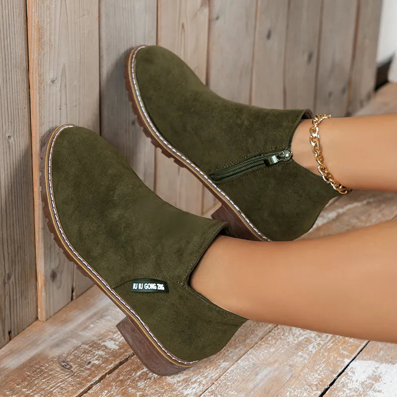 Mary™ | Thick Sole Ankle Boots
