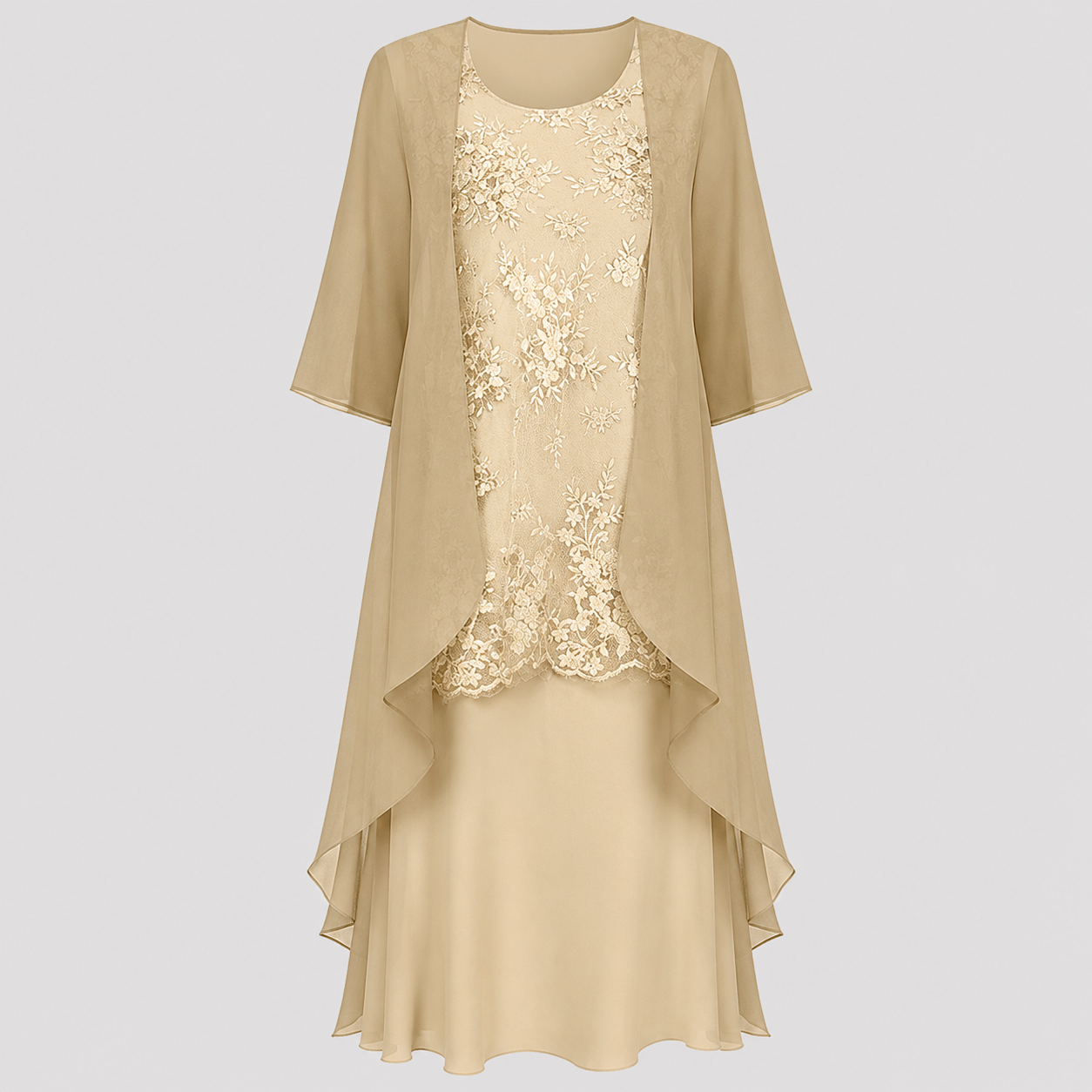 Lumi™ | Chiffon Two-Piece Dress