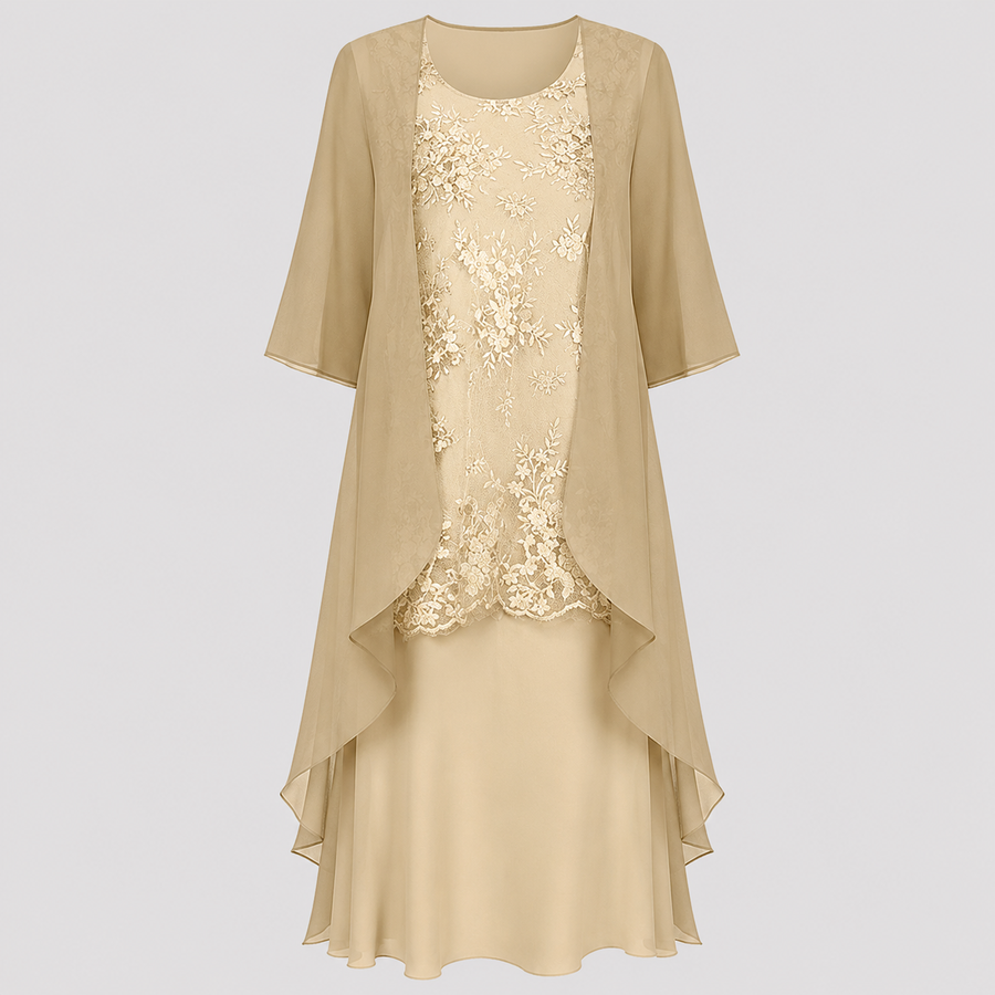 Lumi™ | Chiffon Two-Piece Dress