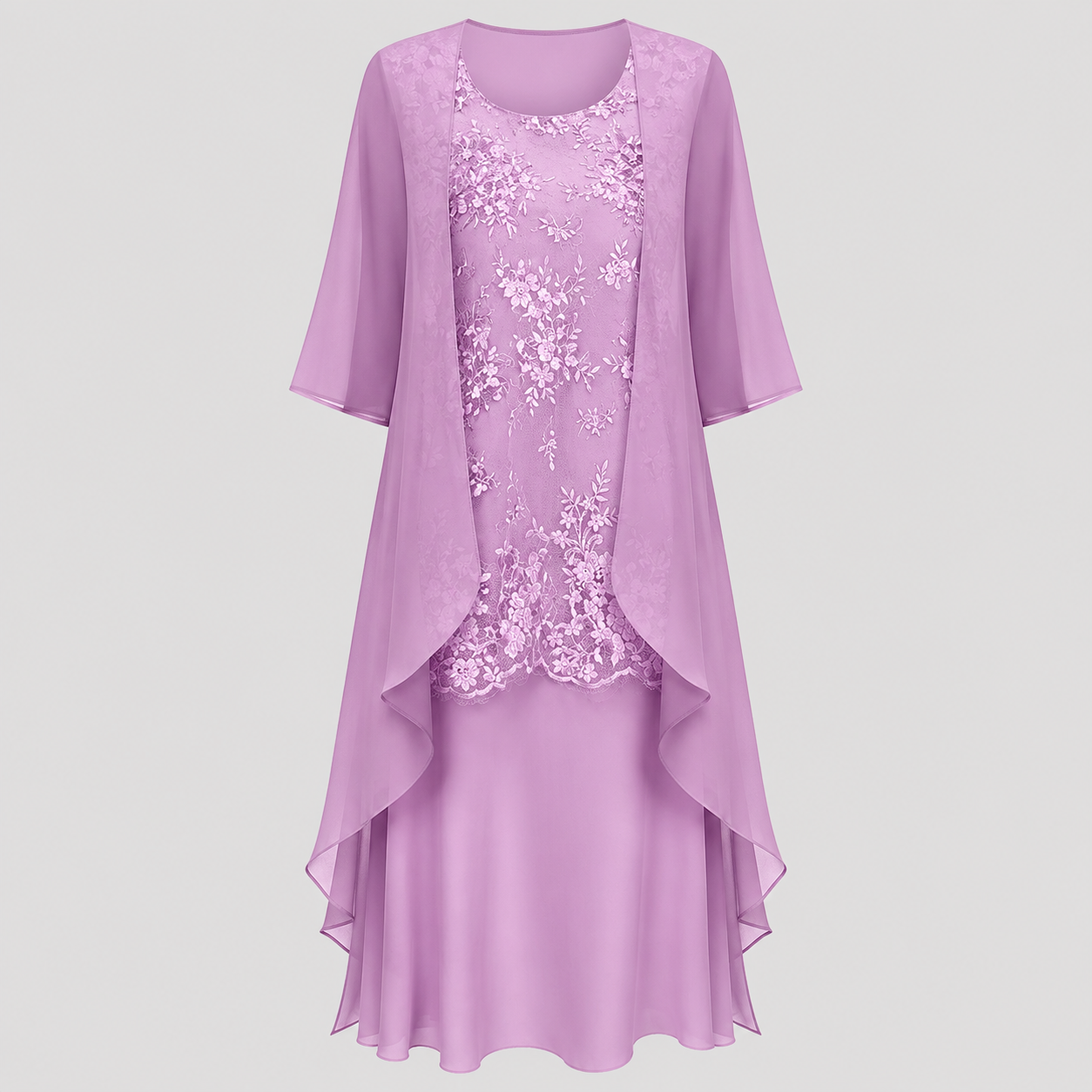 Lumi™ | Chiffon Two-Piece Dress