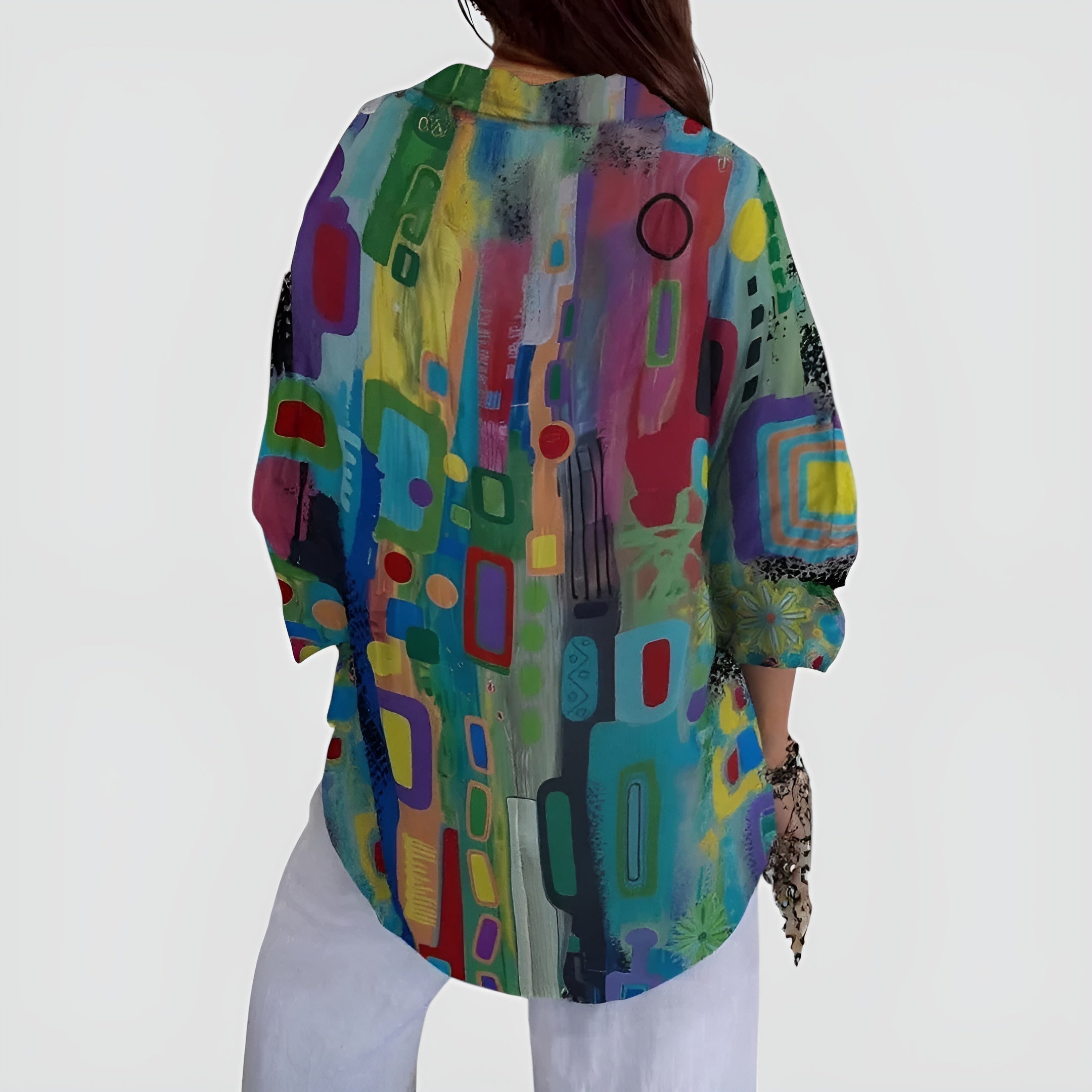 Everly™ | - Blouse with Geometric Pattern