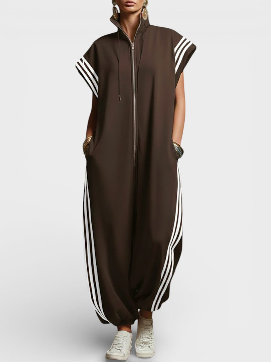 Valeria™ | Zip Neck Jumpsuit