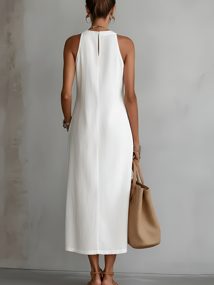 Emberly™ | Relaxed Embroidered Midi Dress