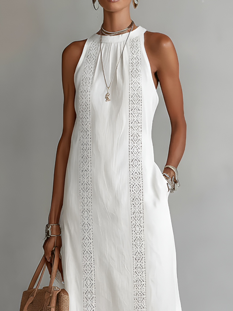 Emberly™ | Relaxed Embroidered Midi Dress