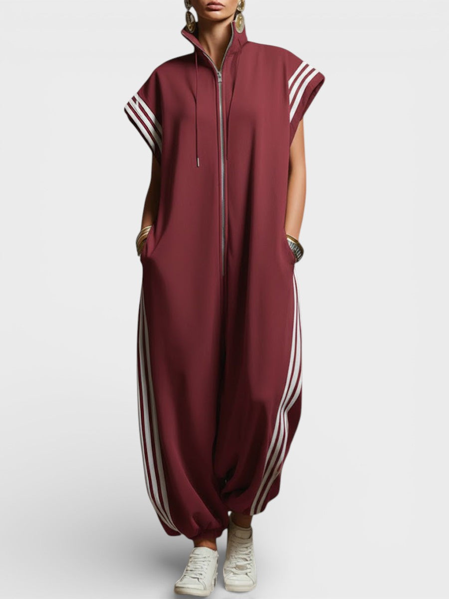 Valeria™ | Zip Neck Jumpsuit