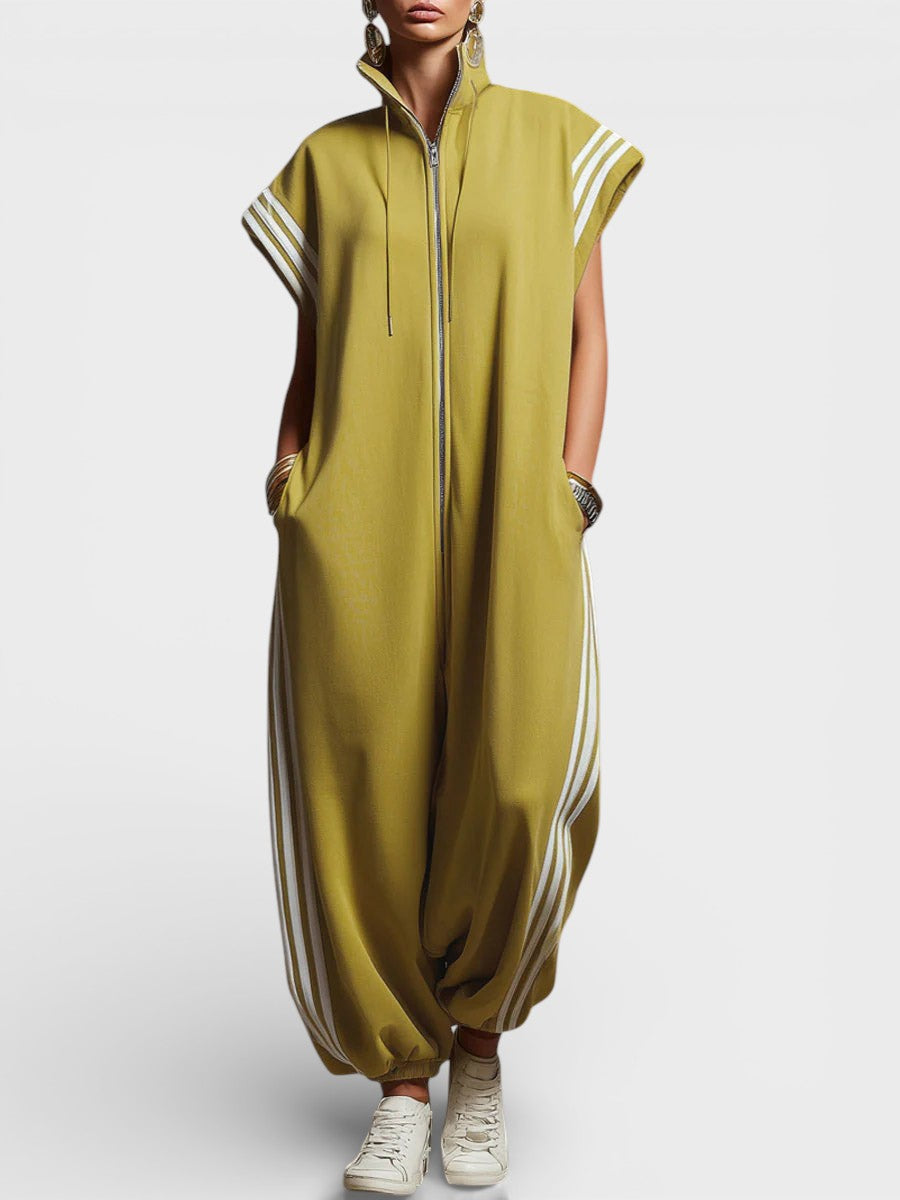Valeria™ | Zip Neck Jumpsuit