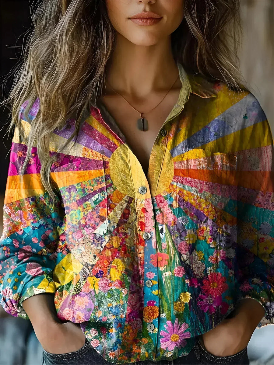 Evie™ | - Luminous Sunflower Top