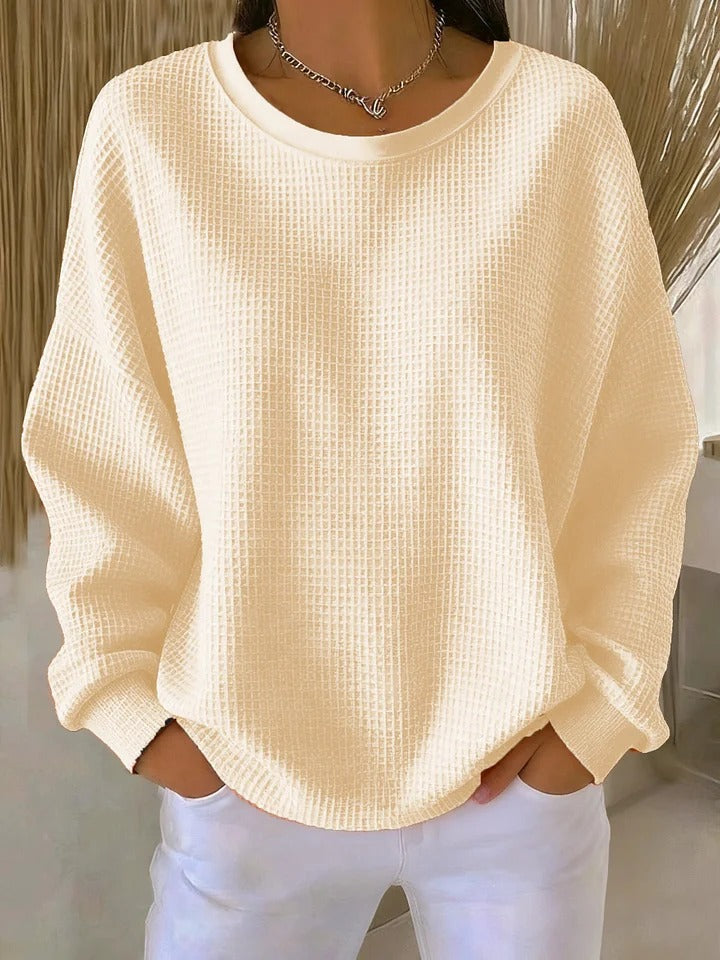 Scarlet™ | Cozy Waffle Knit Jumper
