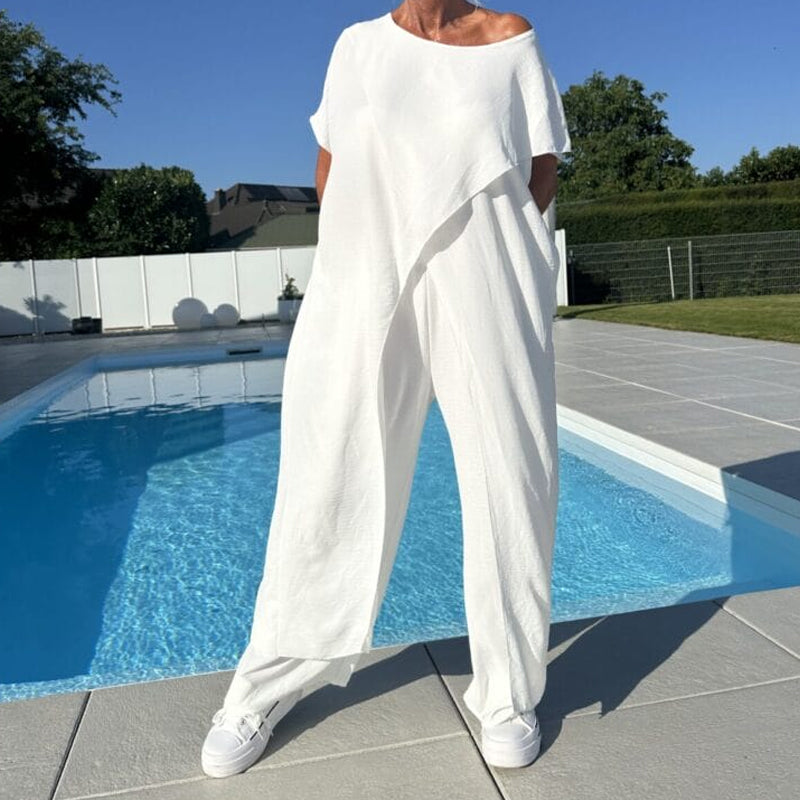 Gabbie™ | Elegant Off-Shoulder Two-Piece Set