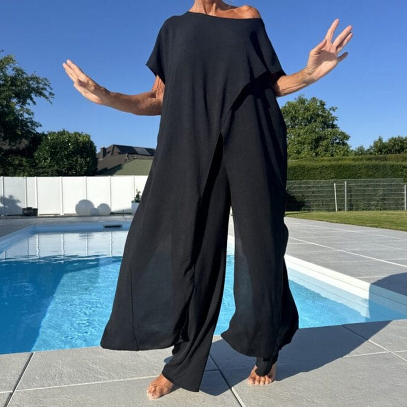 Gabbie™ | Elegant Off-Shoulder Two-Piece Set