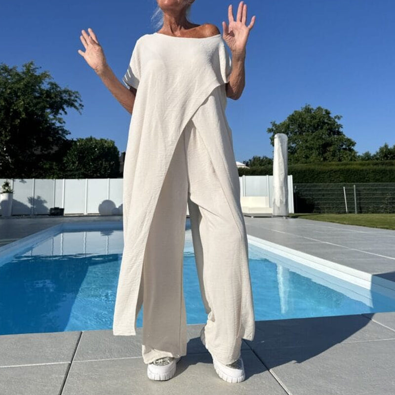 Gabbie™ | Elegant Off-Shoulder Two-Piece Set