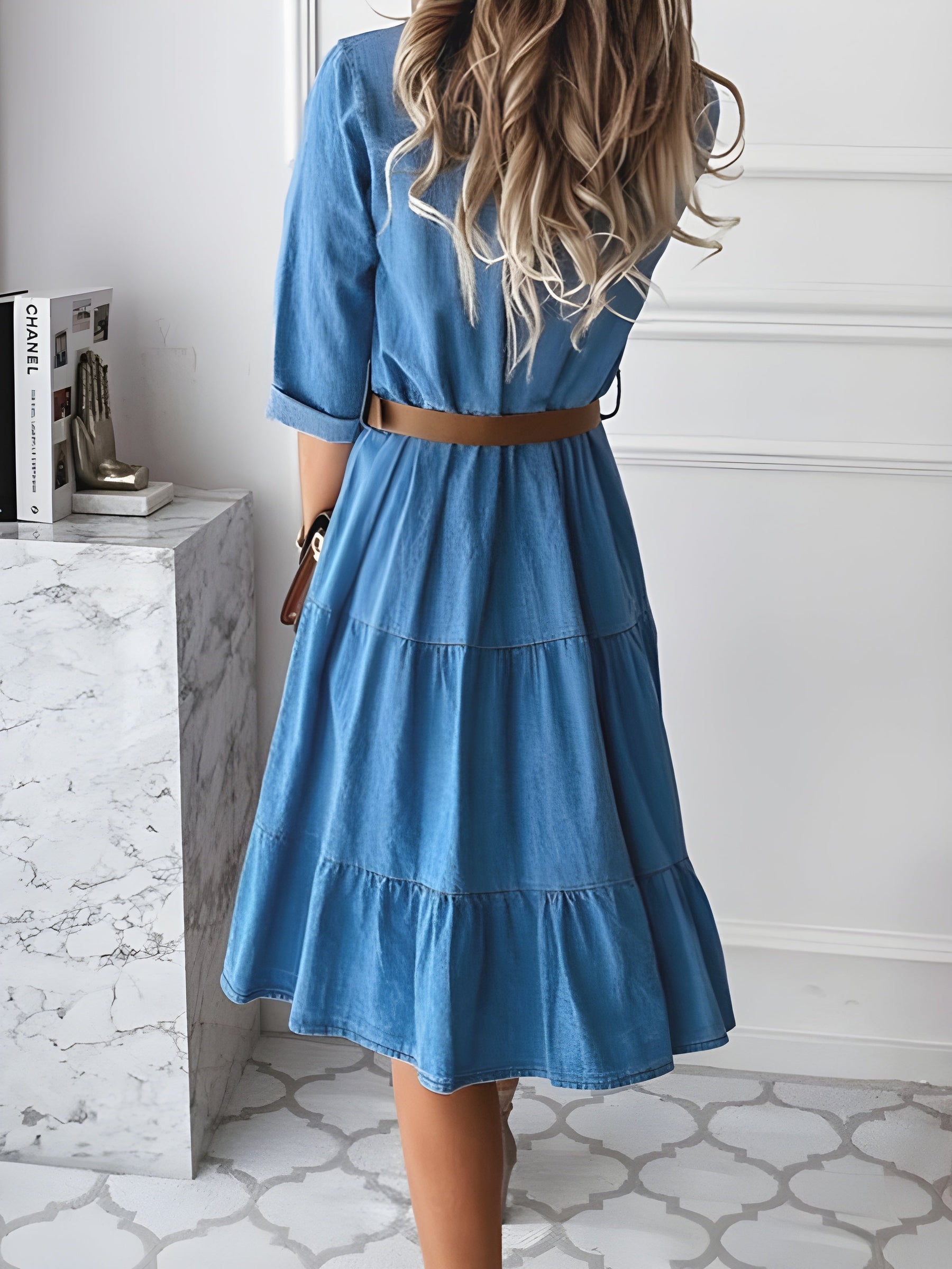 Katie™ | Casual Elegant Denim Dress