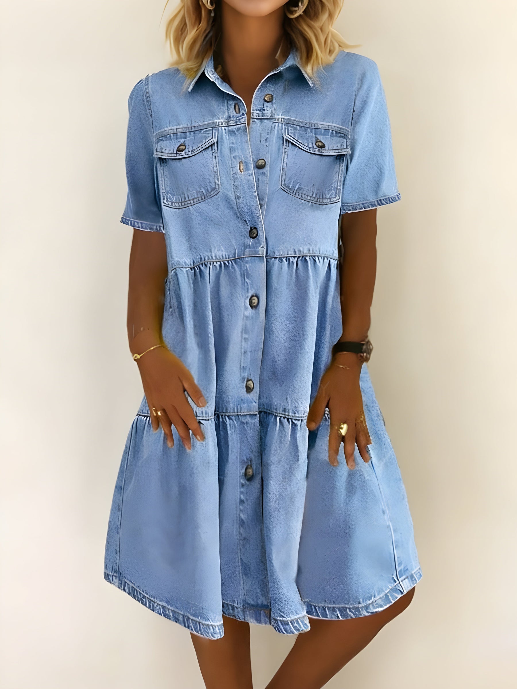 Aleena™ | Casual Elegant Denim Dress