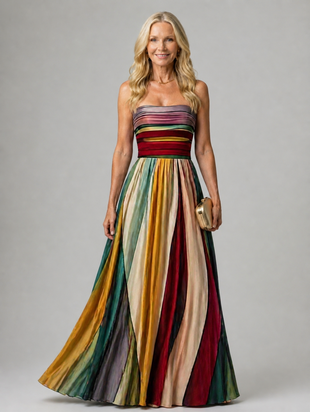 Thalia™ | Elegant Strapless A-Line Dress